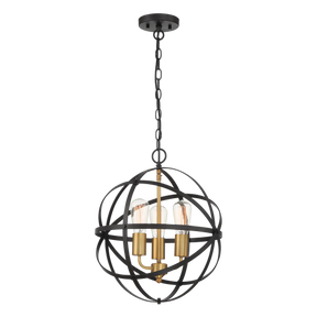 Apollo P8 BRZ/GLD 8 Light E27 90cm Orb Pendant Bronze Gold