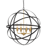 Apollo P8 BRZ/GLD 8 Light E27 90cm Orb Pendant Bronze Gold