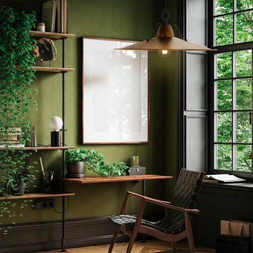 Benson S AGL 1 light Samll 30cm E27 Pendant Aged Gold Leaf