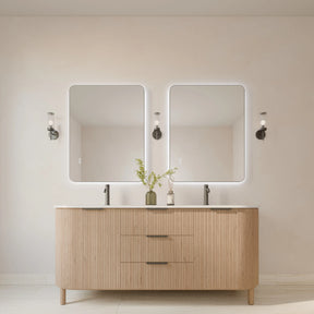 Framed ASTA S Backlit LED Bathroom Mirror