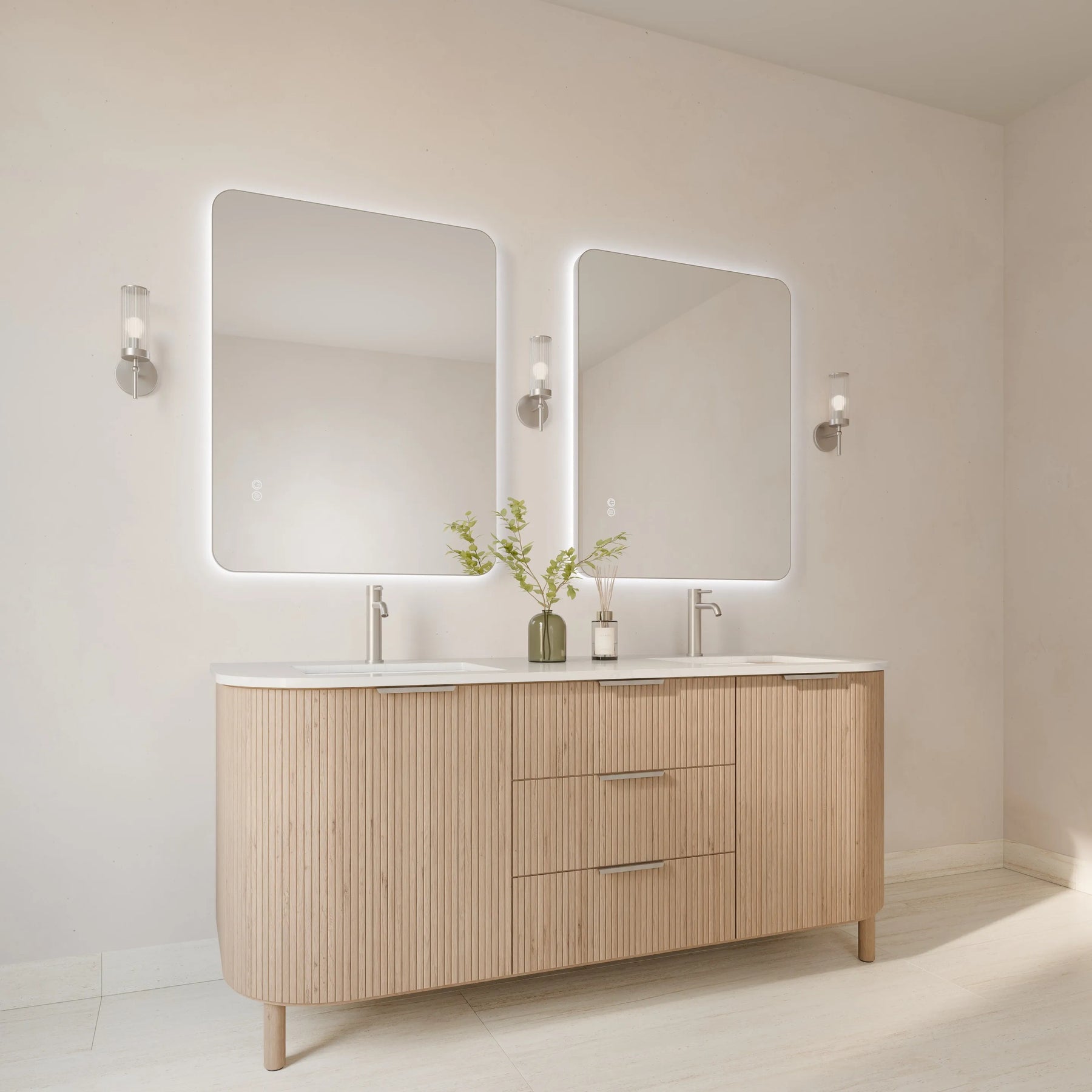Framed ASTA S Backlit LED Bathroom Mirror