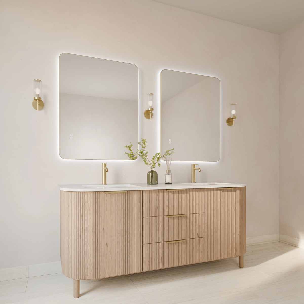 Framed ASTA S Backlit LED Bathroom Mirror
