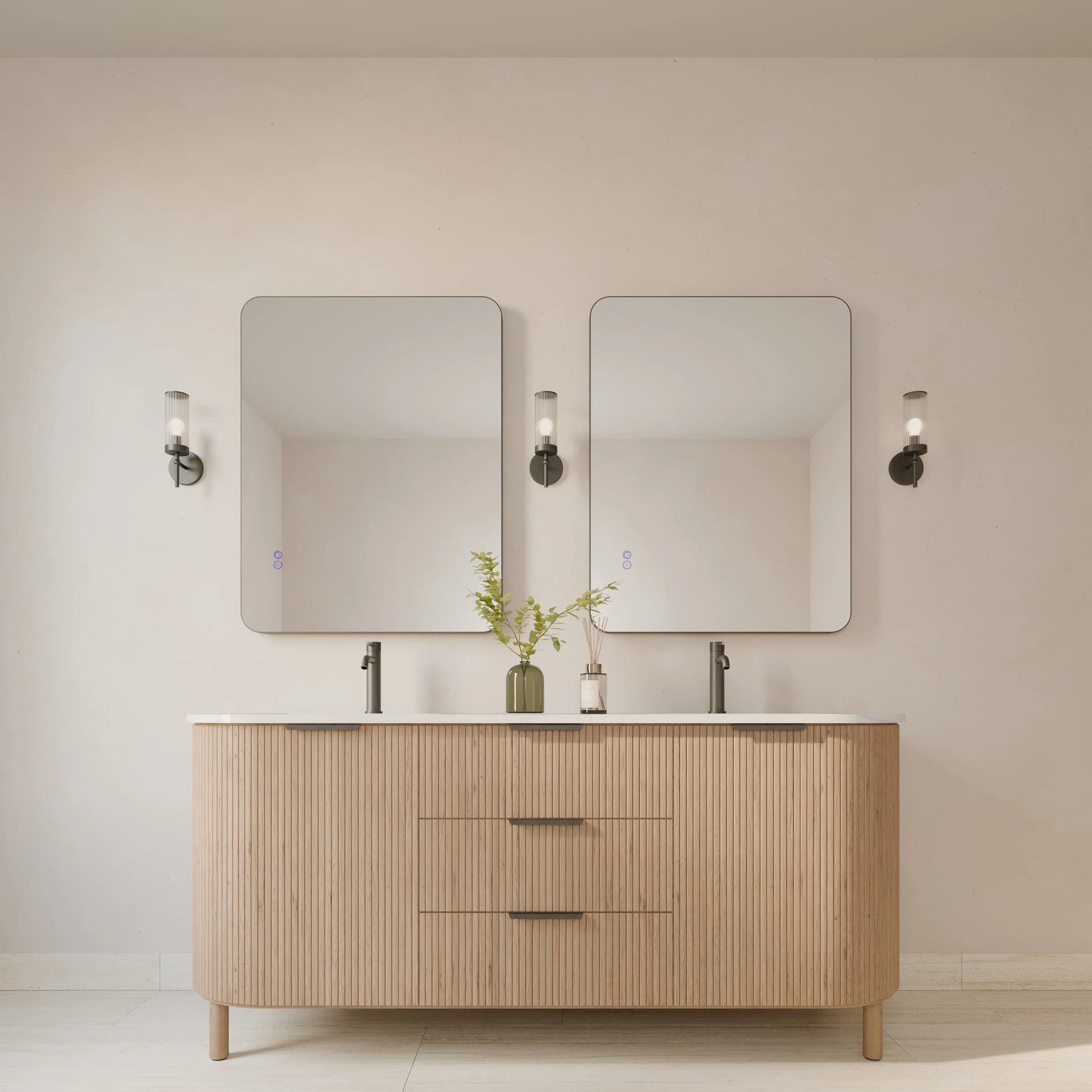 Framed ASTA S Backlit LED Bathroom Mirror