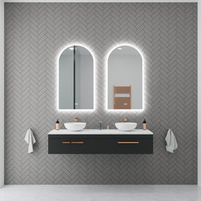 AURA S Arch LED Backlit Bathroom Mirror