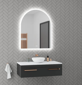 AURA S Arch LED Backlit Bathroom Mirror