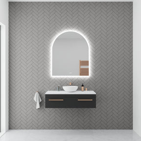 AURA S Arch LED Backlit Bathroom Mirror