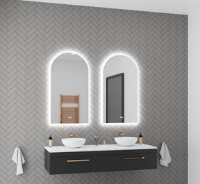 AURA S Arch LED Backlit Bathroom Mirror
