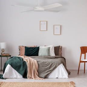 Breeze Silent AC 48" White All ABS (Optional Light Kit)