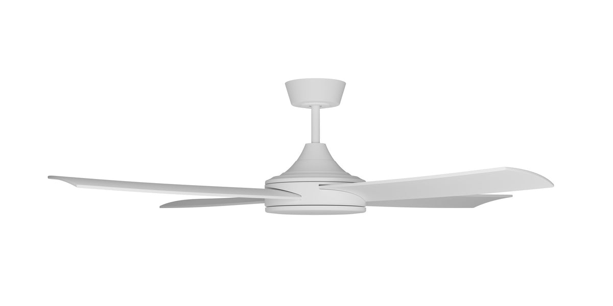 Breeze Silent AC 48" White All ABS (Optional Light Kit)