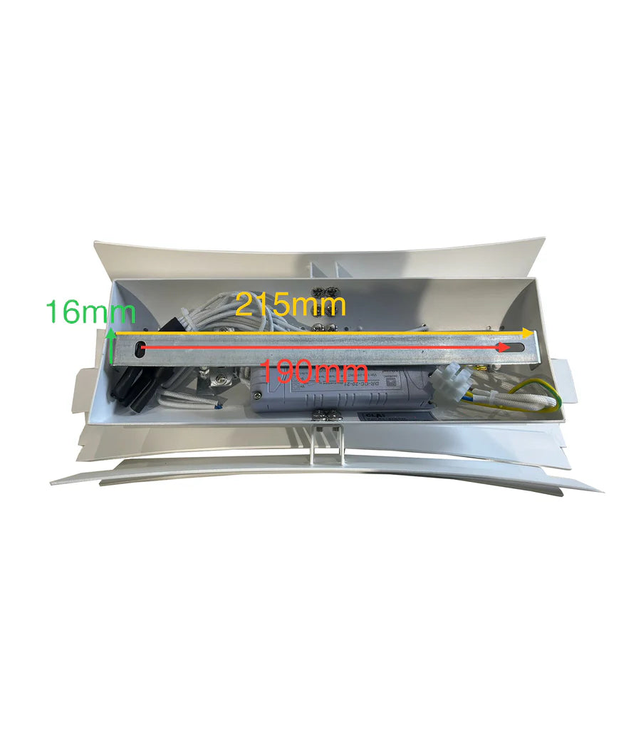 BAGOTA City Series LED Tri-CCT Interior Curved Shape Dimmable Wall Light