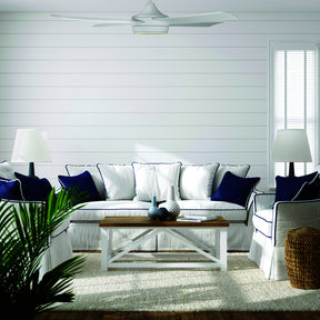 Breeze Silent DC 48" White All ABS (Optional Light Kit)