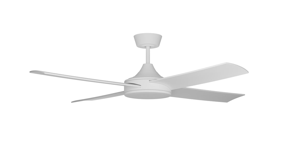 Breeze Silent DC 48" White All ABS (Optional Light Kit)