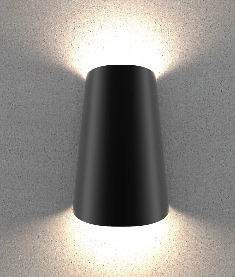 BESTRI LED Tri-CCT Exterior Surface Mounted Cone Up/Down Wall Light IP65