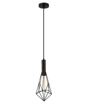 BLACKBAND & WHITEBAND Small Diamond Shape Bird Cage Pendant Lights