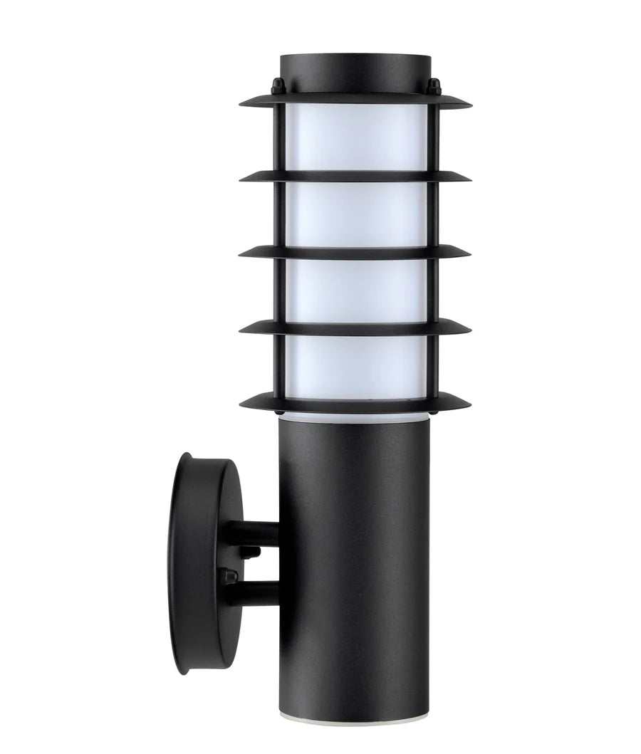 BORDA Exterior E27 Surface Mounted Louvred Wall Light IP44