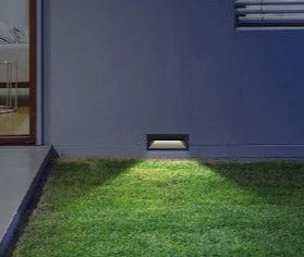 BRICKTRI LED Tri-CCT Exterior Recessed Rectangular Wall / Brick Lights IP65