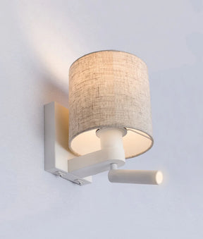 BRIGHTON City Series E27 Interior Wall Lamp With Adjustable LED Reading Lights
