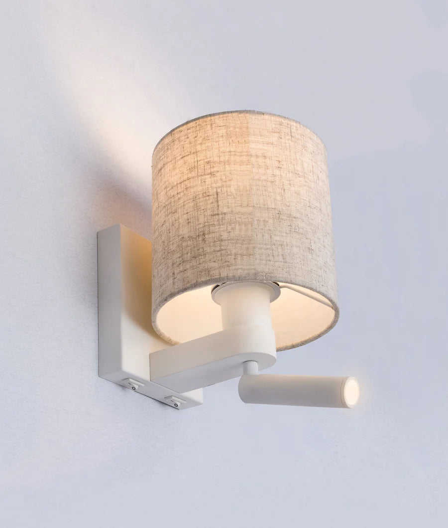 BRIGHTON City Series E27 Interior Wall Lamp With Adjustable LED Reading Lights