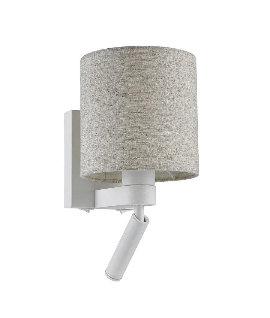 BRIGHTON City Series E27 Interior Wall Lamp With Adjustable LED Reading Lights
