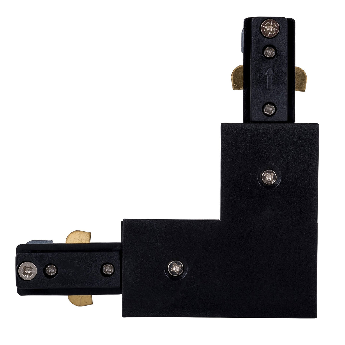 Black Single Circuit L-Shape Connector