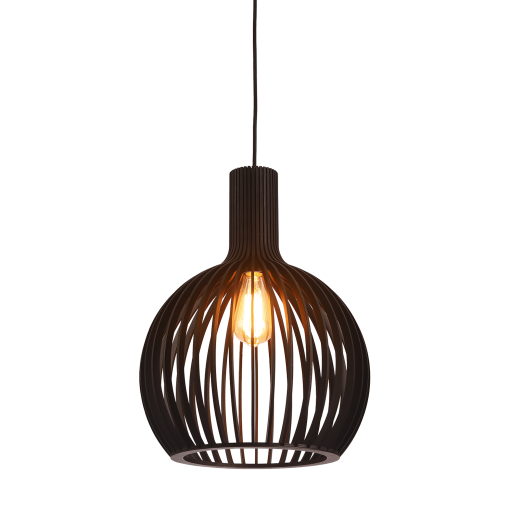 Boaz M B 1 Light Medium 35cm E27 Pendant Black