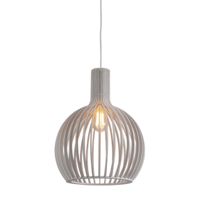 Boaz M WH 1 Light Medium 35cm E27 Pendant White