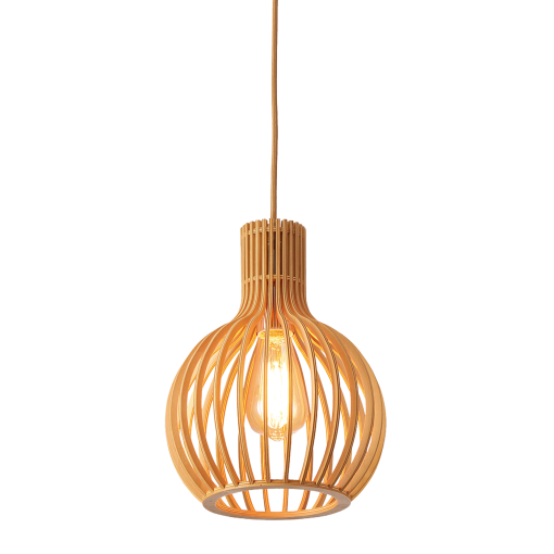 Boaz S N 1 Light Small 23cm E27 Pendant Natural