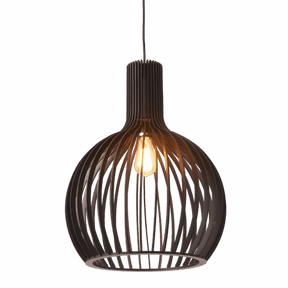 Boaz L B 1 Light Large 45cm E27 Pendant Black