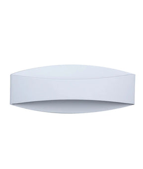 CANNES City Series LED Interior Matte White Curved Up/Down Wall Light