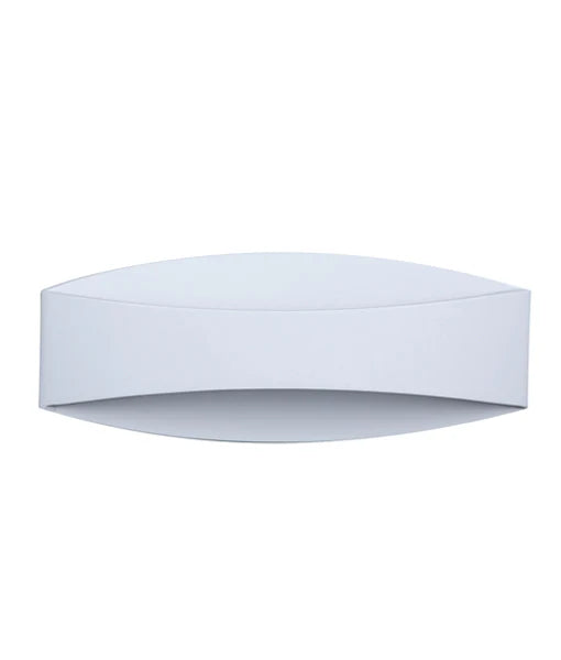 CANNES City Series LED Interior Matte White Curved Up/Down Wall Light