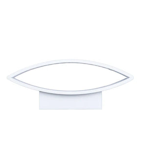 CANNES City Series LED Interior Matte White Curved Up/Down Wall Light