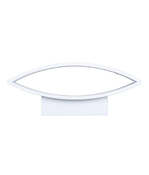 CANNES City Series LED Interior Matte White Curved Up/Down Wall Light