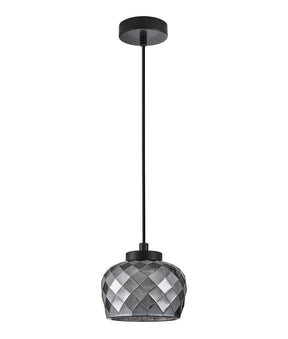 CARAMELLE: Interior LED Tri-CCT Glass with Segments Ellipse Pendant Lights