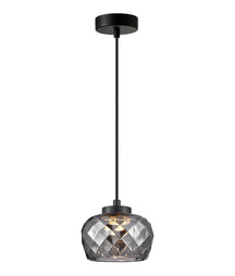 CARAMELLE: Interior LED Tri-CCT Glass with Segments Ellipse Pendant Lights