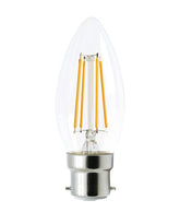4W LED DIMM filament candle BC 2700K