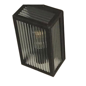 CHICAGO OUTDOOR WALL LIGHT BLACK