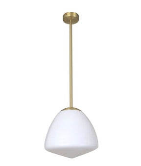 CIOTOLA: Interior Tipped Medium Dome Frosted Glass Pendant Lights