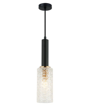 CLEO: Interior Oblong Cut Glass Pendant Light