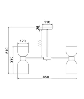 CLESSIDRA: Interior Mirror Finish Smokey Black / Opal Glass Ellipse x12 Round Base Pendant Lights