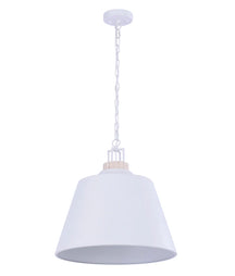 CLOCHE: Interior Metal Shade with Travertine Highlight Bell Shape Pendant Lights