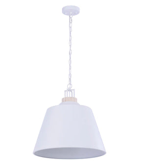 CLOCHE: Interior Metal Shade with Travertine Highlight Bell Shape Pendant Lights