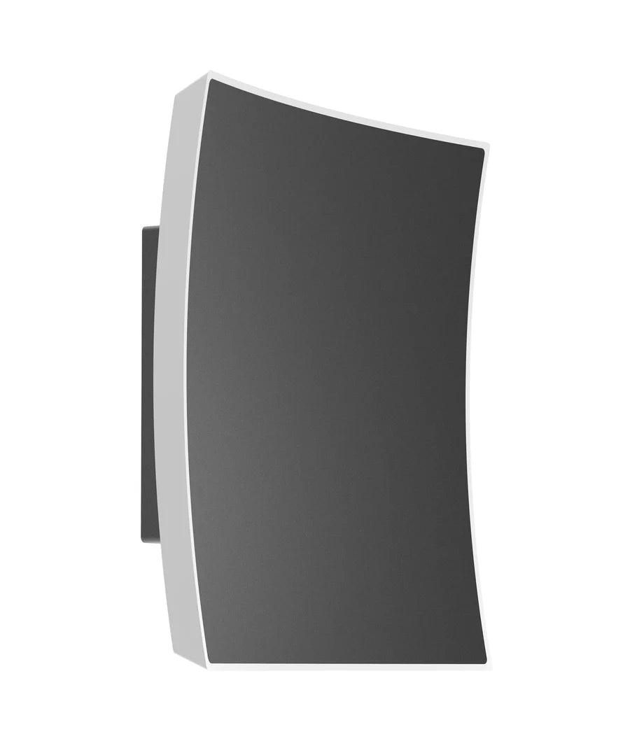 CRISTAL LED Tri-CCT Exterior Curved Square Wall Lights IP65