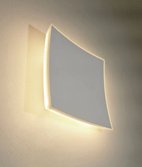 CRISTAL LED Tri-CCT Exterior Curved Square Wall Lights IP65
