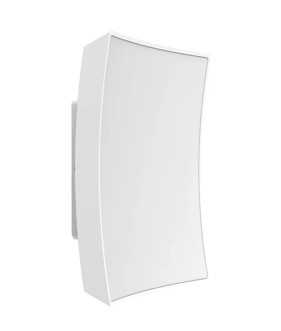 CRISTAL LED Tri-CCT Exterior Curved Square Wall Lights IP65