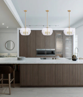 CUAD: Interior Clear Wine Glass Shape Glass Shade Pendant Light