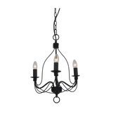 Candice P3 BLK 3 Light E14 Pendant