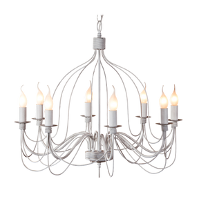 Candice P8 BLK 8 Light E14 Pendant