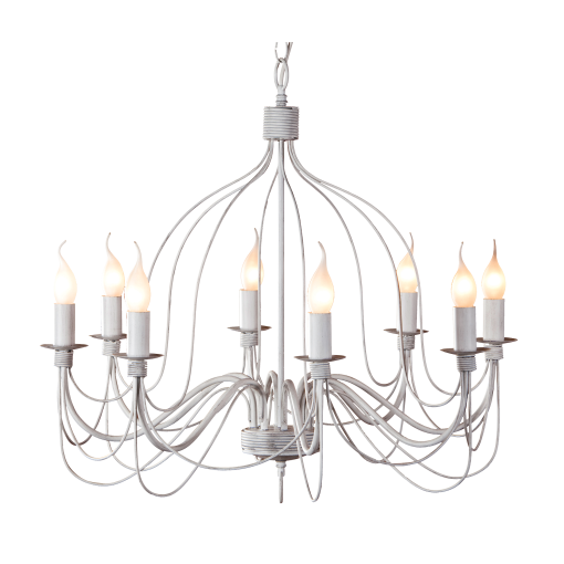 Candice P8 BLK 8 Light E14 Pendant