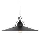Benson L CH 1 Light Large 48cm E27 Pendant Charred