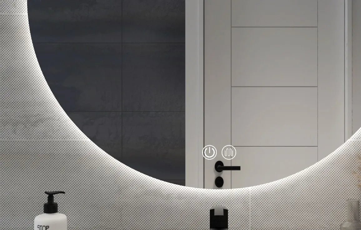 CIRCO S Round LED Backlit Bathroom Mirror